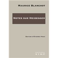 Notes sur Heidegger