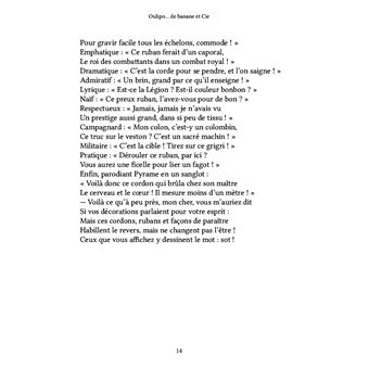 Oulipo... de banane et Cie