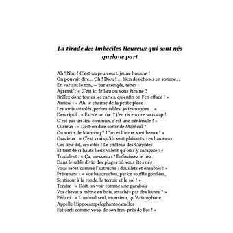 Oulipo... de banane et Cie