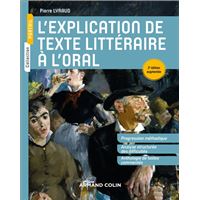 L'explication de texte littéraire à l'oral