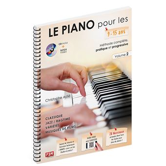 LE PIANO POUR LES 9-15 ANS Vol 2 + CD - 1