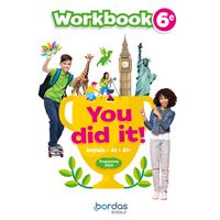 You did it! - Anglais 6e - 2025 - Workbook - Elève