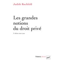 Les grandes notions du droit privé