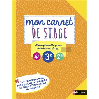 Mon carnet de stage - 1