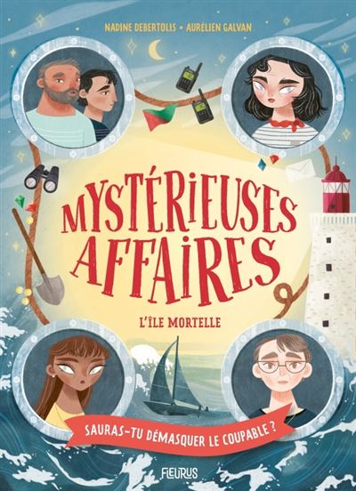 L'île mortelle - Nadine Debertolis - Fleurus - broché - Roman junior