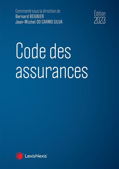Code des assurances 2023 - Bernard Beignier - relié