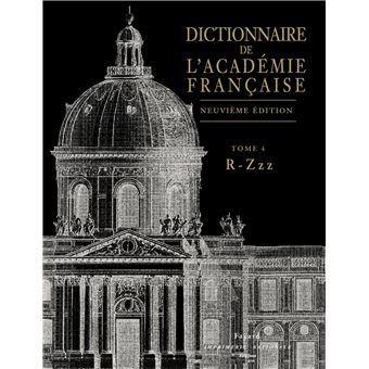 Dictionnaire de l'Académie française, tome 4