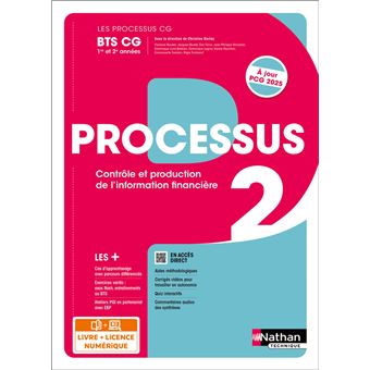 Les processus BTS CG - Processus 2 BTS CG 1ère et 2ème années - 2024 - Manuel - élève - + iManuel - 1