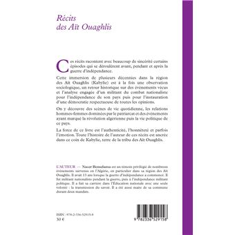 Récits des Aït Ouaghlis