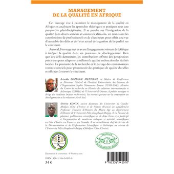 Management de la qualité en Afrique
