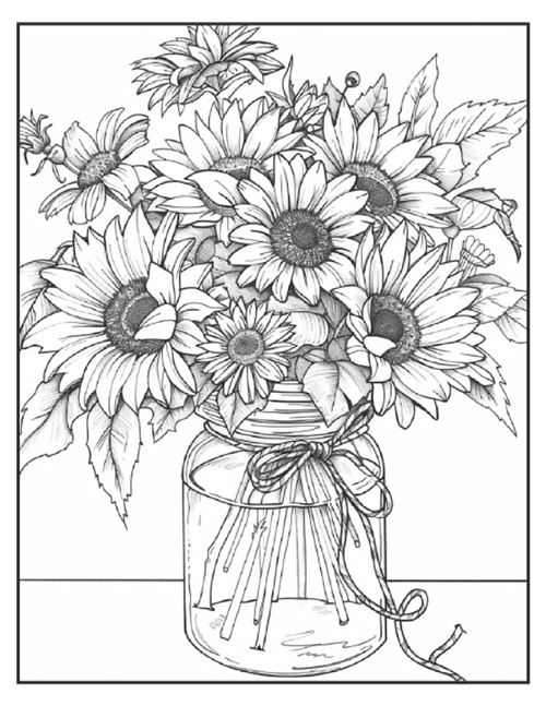 Fleurs dans un vase – Art et Fleurs