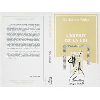 L'esprit de la loi - 1