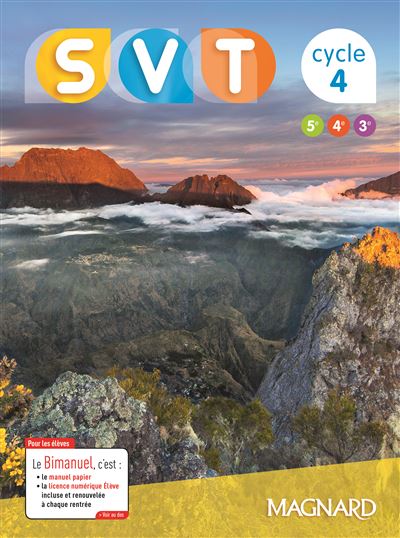 Magnard - SVT - cycle 4 - édition 2017 - collectif