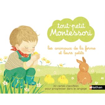 Coogam Montessori Lot de 10 jouets assortis d'animaux de la ferme pour enfants de 1 à 3 ans, jouets sensoriels d'apprentissage sensoriel pour fête prénatale, bain, anniversaire