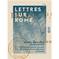 Lettres sur Rome