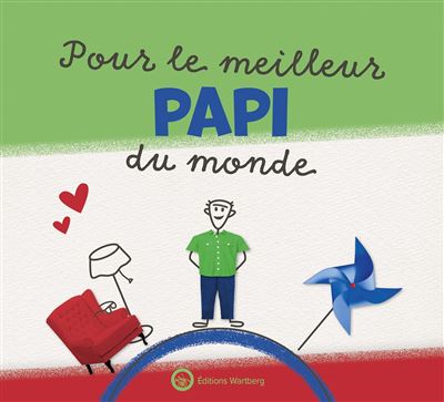 Pour le meilleur Papi du monde Livre a remplir pour les enfa