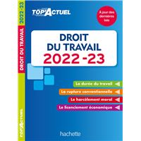 Top actuel Droit du travail 2022-2023