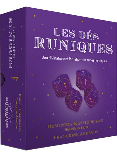 Les Dés runiques + 4 des - Dominika Kazmierczak - Good Mood Dealer By Exergue - Boîte ou accessoire - Jeux livres objets