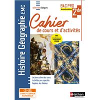 Histoire - Géographie - EMC - 2e année Bac Pro - Coll. Dialogues - Éd. 2025 - Livre + licence