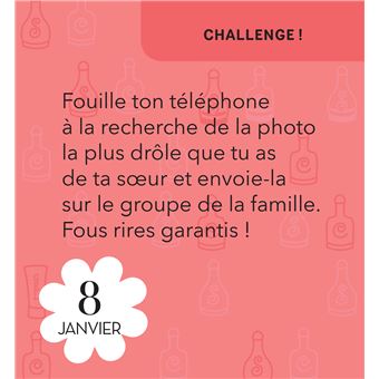 Mini Calendrier - 365 Petits mots pour ma soeur