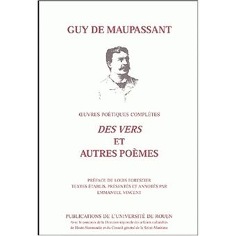 Des vers et autres poèmes - oeuvres poétiques complètes - 1