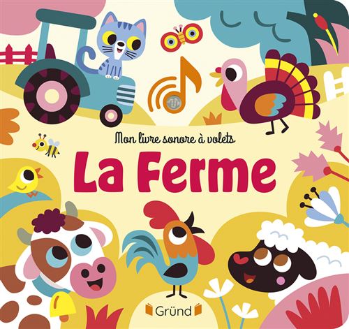 Mon livre sonore à volets - La Ferme - Tiago Americo - cartonné