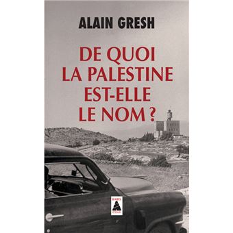 De quoi la Palestine est-elle le nom ? - 1