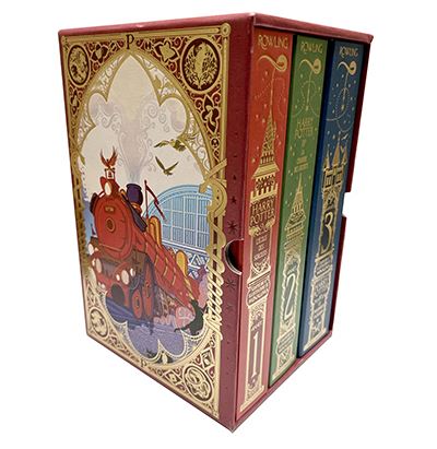 Harry Potter - Graphisme et illustrations de MinaLima-Livres 1 à 3 : Harry Potter - Coffret Harry Potter MinaLima