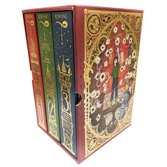 Harry Potter - Graphisme et illustrations de MinaLima-Livres 1 à 3 : Harry Potter - Coffret Harry Potter MinaLima