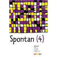 Spontan 4 palier 2 - 2e année LV1/LV2 - Livre + CD mp3
