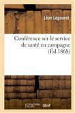 Conférence sur le service de santé en campagne