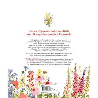 Aquarelle Originale 19e - Bouquet De Fleurs Sauvages - École Romantique Anglaise