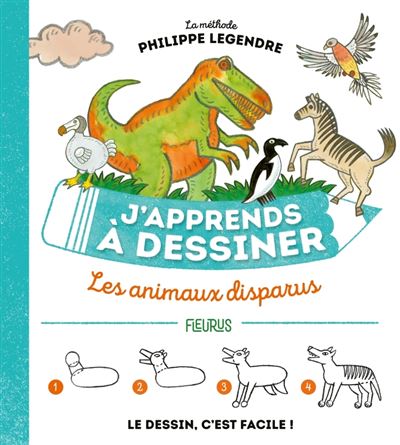 J'apprends a dessiner les animaux disparus