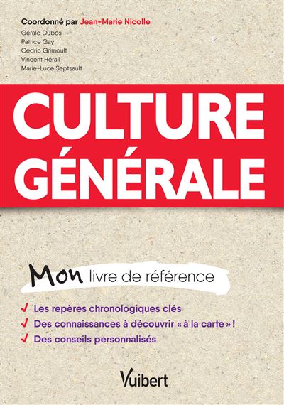 Vuibert Culture Générale - Gérald Dubos - Broché