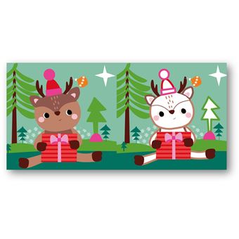 Mes premiers coloriages avec contours colorés - Noël