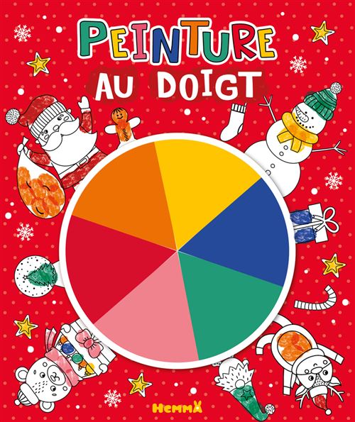 Peinture au doigt (Noël) - Collectif - Hemma - broché - Document jeunesse