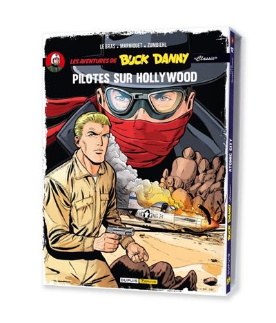 Coffret Buck Danny Classic T12 + ex-libris numéroté et signé avec cale