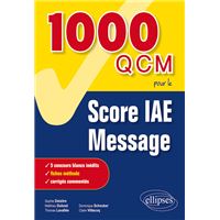 1000 QCM pour le Score IAE Message