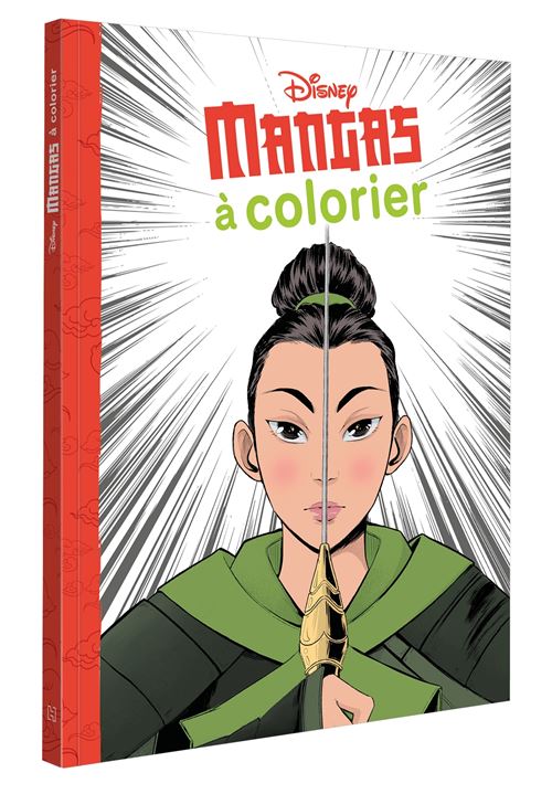 DISNEY - Mangas à colorier -  Walt Disney Company - Hachette Disney - broché - Document jeunesse