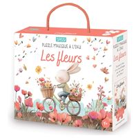 Puzzle magique à l'eau - Les fleurs