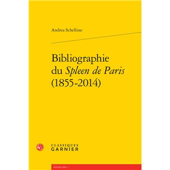 Bibliographie du Spleen de Paris (1855-2014) - 1