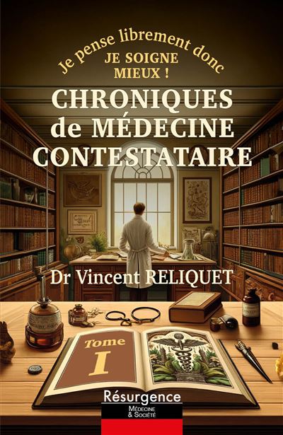 Chroniques de médecine contestataire - Je pense librement donc je soigne mieux ! Tome 1 - Vincent Reliquet - broché