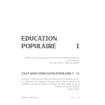 Animons ! Avec joie et ambition