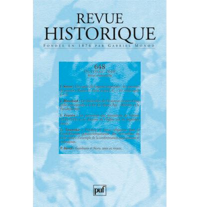 Revue historique 2008, n° 648 - Collectif - Puf - broche - R
