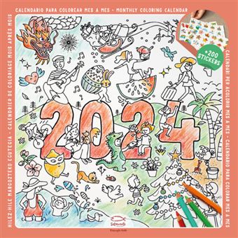 Calendrier à colorier - 1