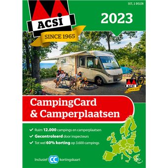 ACSI Campinggids - Set 2 Delen - ACSI Campingcard & Camperplaatsen 2023 ...