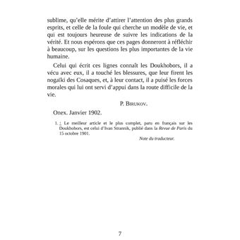 Tolstoï et les Doukhobors