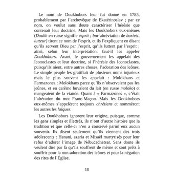 Tolstoï et les Doukhobors
