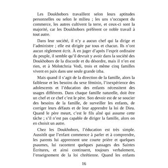 Tolstoï et les Doukhobors