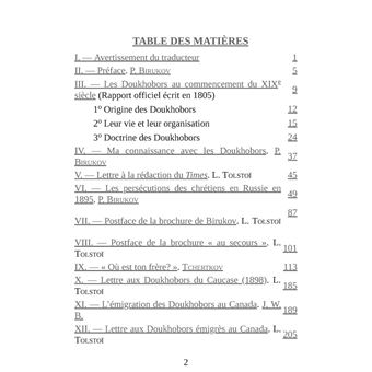 Tolstoï et les Doukhobors